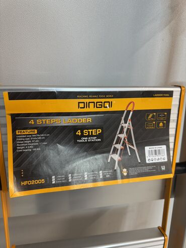 Складные стремянки-лестницы: Складная стремянка-лестница, Материал: Металл, Новый, Для дома, Высота: До 2 м — 5