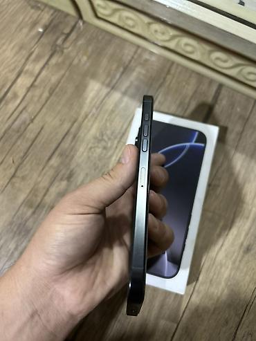 компьютеры новые: IPhone 16 Pro Max, Б/у, 256 ГБ, Черный, Коробка, 93 % — 7