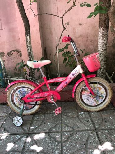 velosiped uşaq üçün: Dörd təkərli Uşaq velosipedi 16"