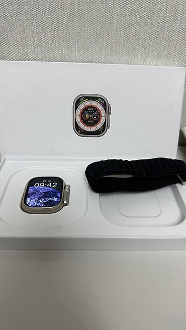 Другие смарт-часы: Смарт-часы в стиле Apple Watch Ultra (корпус серебристый, форма и — 2