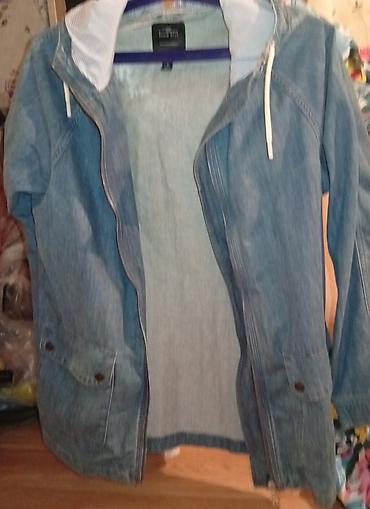 Pencəklər: Məhsul: Cins kapüşonlu yüngül gödəkçə - Material: cins (denim), nazik — 1