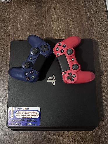 ps4 usb kabel original: PlayStation 4 pro 1 TB komplekt + plus (1 illik pulsuz oyun yükləmək) — 1