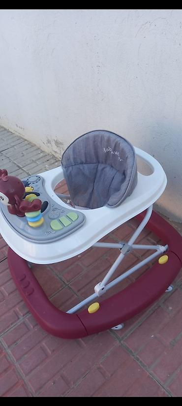 Gəzinti arabaları: Uşaq gəzdirici (Babywalker)Sumgayit.ərazi - Rəng: ağ-göy oturacaq — 5