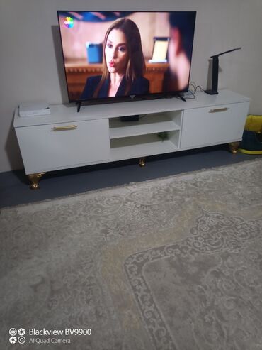 тумбочка под телевизор: Новый, Прямой ТВ стенд, Без полок, Ламинат, Турция