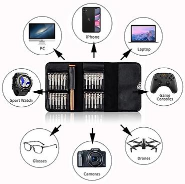 Другие товары для дома: Набор отвёрток для точных работ 24 в 1. Набор новый. В наличии: Набор — 5