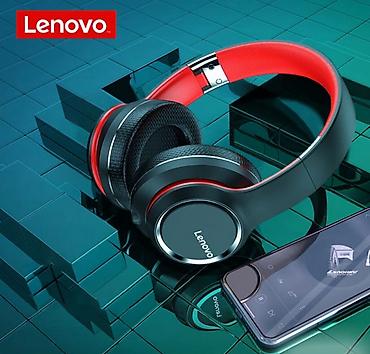 динамический микрофон: Беспроводные полноразмерные наушники, Lenovo, Новый — 1