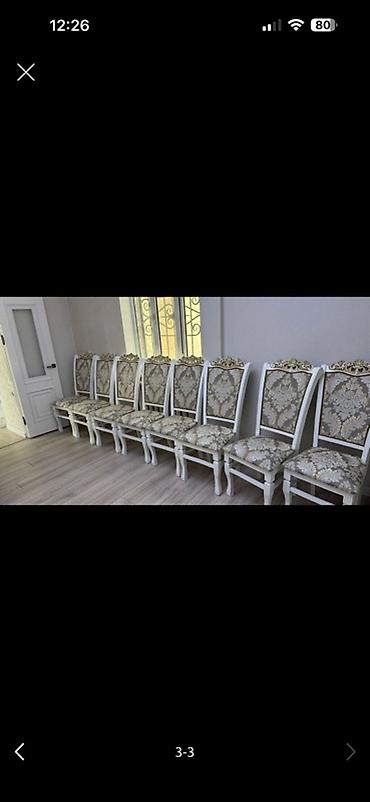 золо: Столовый гарнитур в классическом стиле. Состав: - Большой овальный — 3