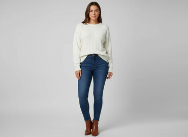 Jumpers: Women`s sweater, size XL