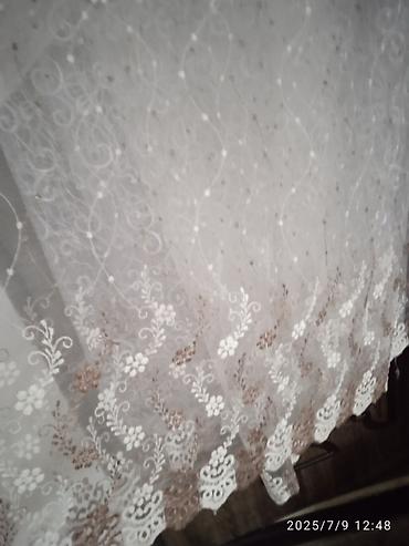 Тюли: Воздушные тюлевые шторы с вышивкой - Материал: легкий полупрозрачный — 11