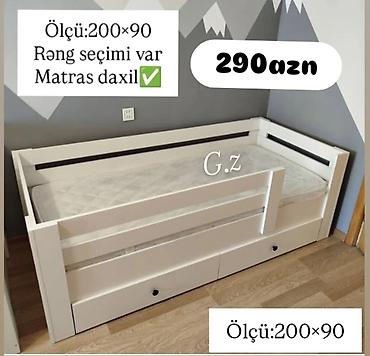 Uşaq/yeniyetmə üçün künc çarpayısı - Ölçü: 200×90 sm - Matras lalafo.az -da Uşaq/yeniyetmə üçün künc çarpayısı - Ölçü: 200×90 sm - Matras