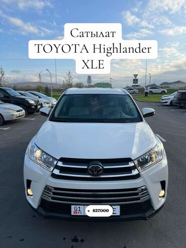 диски хайлендер: Toyota Highlander: 2019 г., 3.5 л, Автомат, Бензин, Жол тандабас