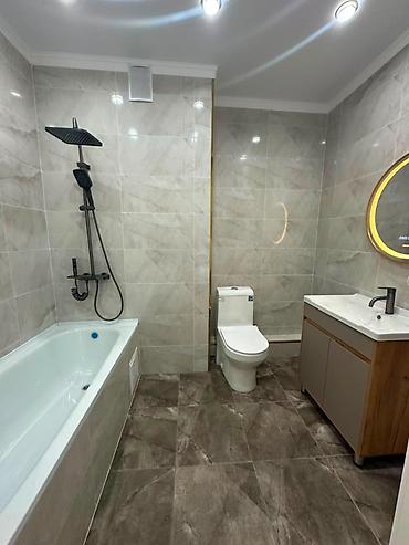 калинина: 3 комнаты, 70 м², Аламедин-1 мкр Элитка, 1 этаж, Свежий ремонт — 6