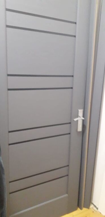 Furnitura və aksessuarlar: İşlənmiş Otaq qapısı 90x200 sm Çərçivə ilə, Zəmanətsiz, Ünvandan götürmə