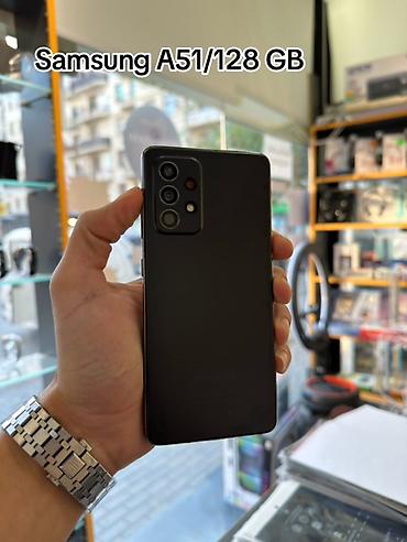 samsung a52 adapter: Samsung Galaxy A52, 128 GB, rəng - Qara — 1