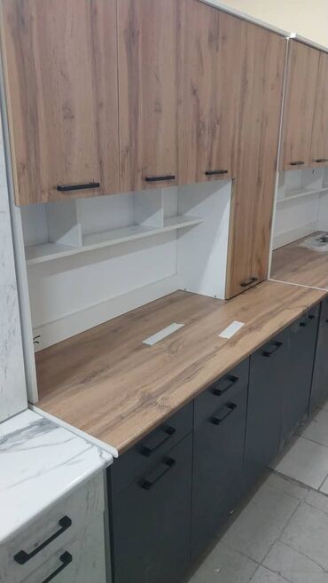 Кухонные гарнитуры: Кухонный гарнитур, Новый, цвет - Белый, ДСП, Платная доставка — 8