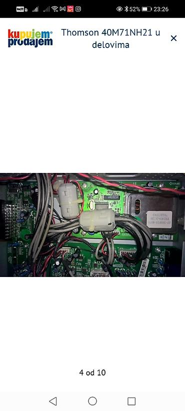 Televizori: Thomson 40M71NH21 – delovi za TV Dostupne ploče i moduli: - Jska LCD — 5
