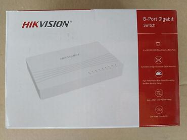 Модемы и сетевое оборудование: HUB Switch HIKVISION DS-3E0508D-E 8-port 10/100/1000Mbps Новый Цена — 10
