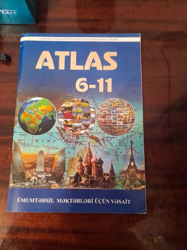 Kitablar, jurnallar, CD, DVD: Atlas 6-11 ci sinfler uçün 4 azn