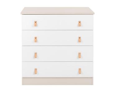 brojevi odece za decu: KikkaBoo drvena komoda Elon Beige – elegantna i funkcionalna komoda za — 2