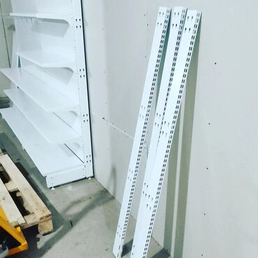 Стеллажи: Дукондорго, аптекаларга, ж.б. соода туюндорго керектуу Темир — 14