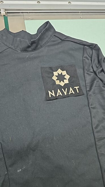 железный яшик: Форма NAVAT — черный рабочий китель/джекет для поваров,есть размеры от