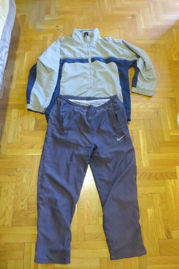 pantalone bele: Men's Sweatsuit Nike, 2XL (EU 44), color - Beige