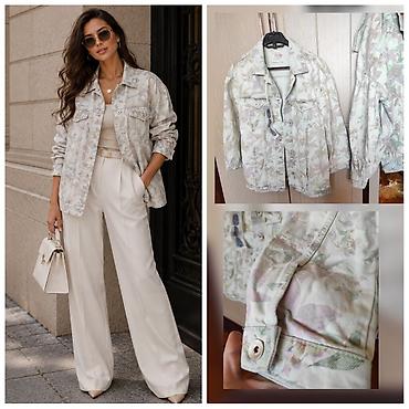 куртка zara: Джинсовая куртка, Zara, M — 1