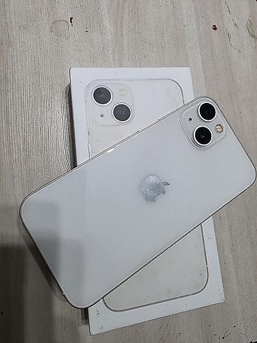IPhone 13, Б/у, 128 ГБ, Белый, Коробка, 86 %