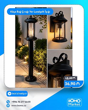divar cırağı: Bağ işıqı Divara quraşdırılmış — 1