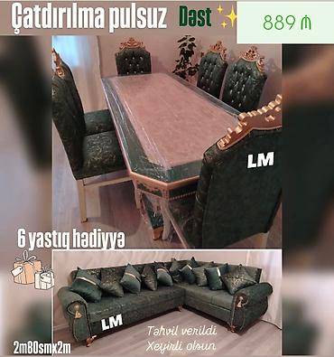 stolllar: Yeni, Künc divan, Qonaq otağı üçün, Açılmayan — 1