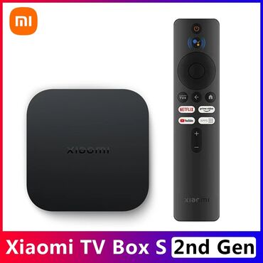 Аксессуары для ТВ: Смарт Приставка Xiaomi Tv box S2nd Gen