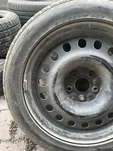 диски железки: Зимнее колесо R17 в сборе WeatherMaxx 215/55 R17 (Запаска / 1 шт) — 1