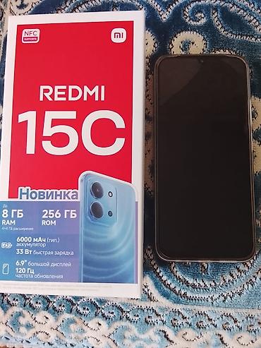 redmi note 10a: Redmi, Redmi 15C, Новый, 256 ГБ, цвет - Серебристый, 2 SIM — 2