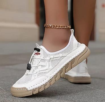 кроксы взрослые: Кроссовки, 41.5, Fashion, Новый, цвет - Белый, Самовывоз — 1