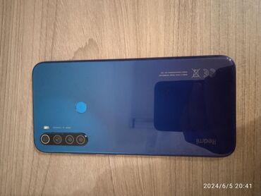 сотовых телефонов: Xiaomi, Redmi Note 8, Б/у, 64 ГБ, цвет - Синий, 2 SIM