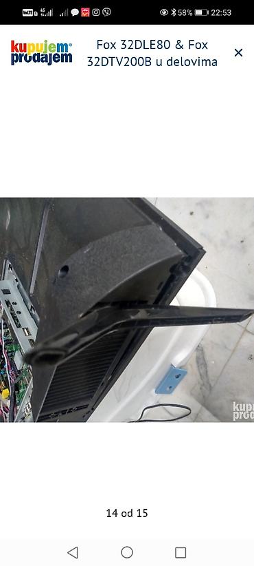 Aksesoari za TV i video: Fox 32DLE80 i Fox 32DTV200B – delovi za TV Dostupne komponente: - — 15