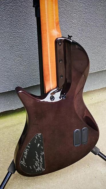 Gitare: HARLEY BENTON MSB-5 BLACK FLAME BURL | . Slanje po — 4