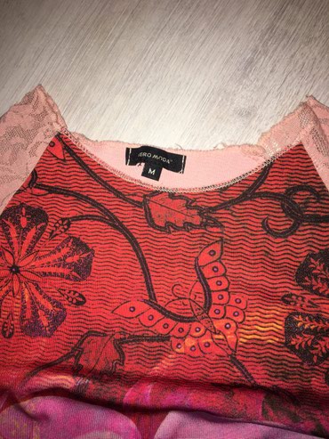 bluze i tunike: Vero Moda, M (EU 38), Floral, color - Pink