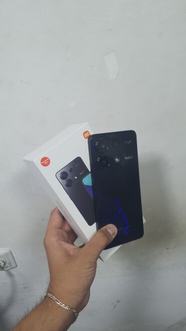 Poco: Redmi Note 13, 128 GB, rəng - Qara, Zəmanət, Barmaq izi, Simsiz şarj