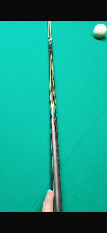 bilyard çubuğu: Bilyard çubuğu (kiu) - Material: bərk ağac gövdə, parlaq lak örtük - — 4