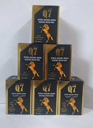Vitaminlər və BAƏ: Məhsul haqqında Məhsul haqqında: Q7 Gold Məcun təbii tərkibli