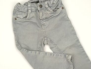 spodnie szary jeans: Spodnie jeansowe, Reserved, 1.5-2 lat, 92, stan - Dobry