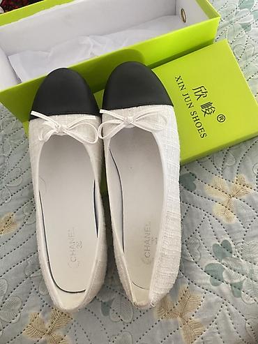 Туфли, 40, Chanel, Новый, цвет - Белый, Платная доставка