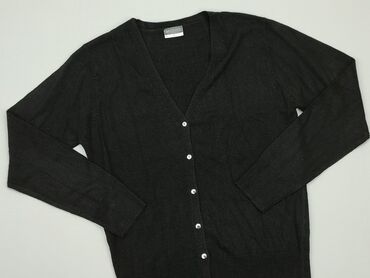 czarne t shirty w serek damskie: Kardigan, Beloved, S, stan - Bardzo dobry