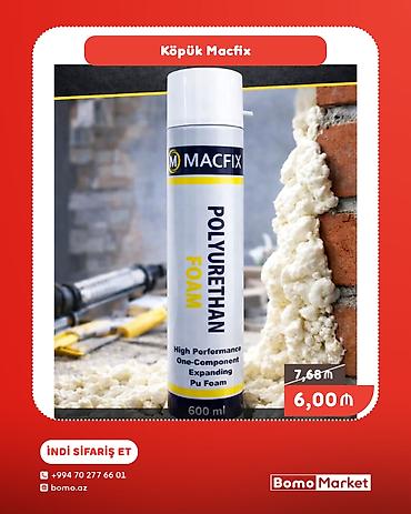 Köpük MACFIX Polyurethan Foam – 600 ml - Yüksək performanslı lalafo.az -da Köpük MACFIX Polyurethan Foam – 600 ml - Yüksək performanslı