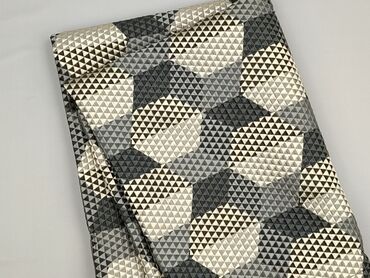 Tkanina dekoracyjna z geometrycznym wzorem 3D, idealna do różnorodnych
