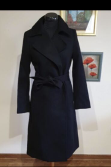 Women's Coats: XS (EU 34), Single-colored, With lining