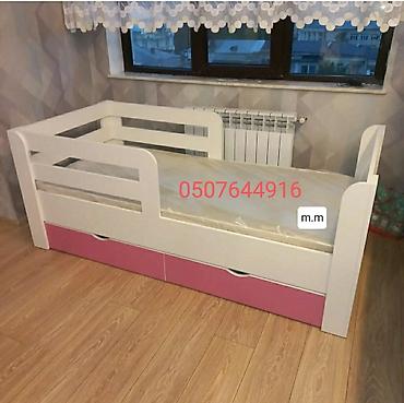 usaq yataqları: Oğlan və qız üçün, Yeni, Çarpayı, Matras ilə, Siyirməli, Laminat — 4