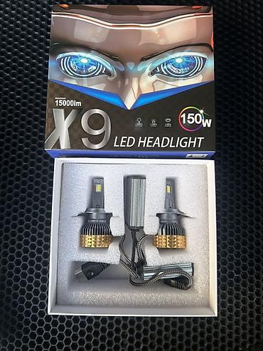 niva faralar: H7 LED GÜCLÜ X9 LED Headlight – Avtomobil faraları üçün LED lampalar — 1