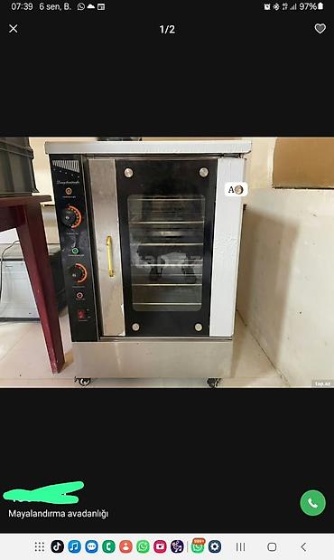 Elektrik soba, Şirniyyat üçün, 3 mərtəbəli, İşlənmiş